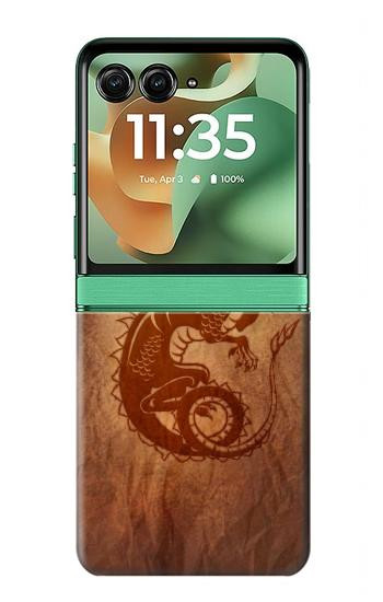 S3086 Red Dragon Tattoo Case For Motorola Razr 70+,60+, Razr+ (2026, 2025, 2024)