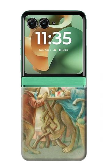 S3164 Easter Rabbit Family Case For Motorola Razr 60, Razr 2025