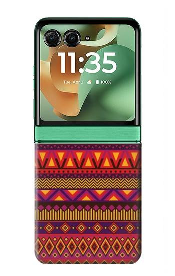 S3404 Aztecs Pattern Case For Motorola Razr 70+,60+, Razr+ (2026, 2025, 2024)