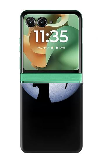 S3489 Indian Hunter Moon Case For Motorola Razr 70+,60+, Razr+ (2026, 2025, 2024)