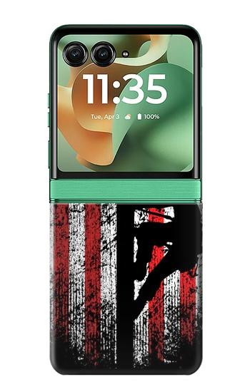 S3803 Electrician Lineman American Flag Case For Motorola Razr 70+,60+, Razr+ (2026, 2025, 2024)