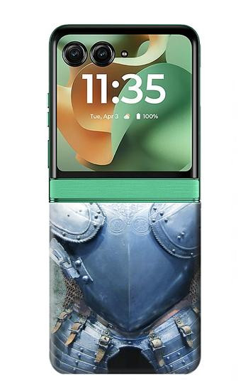 S3864 Medieval Templar Heavy Armor Knight Case For Motorola Razr 70+,60+, Razr+ (2026, 2025, 2024)