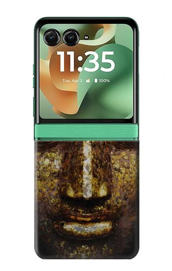 S3874 Buddha Face Ohm Symbol Case For Motorola Razr 70+,60+, Razr+ (2026, 2025, 2024)
