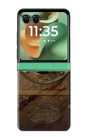 S3948 Shark Teeth Tear Mark Deep Sea Case For Motorola Razr 70+,60+, Razr+ (2026, 2025, 2024)