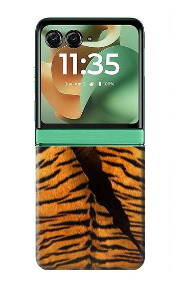 S3951 Tiger Eye Tear Marks Case For Motorola Razr 70+,60+, Razr+ (2026, 2025, 2024)