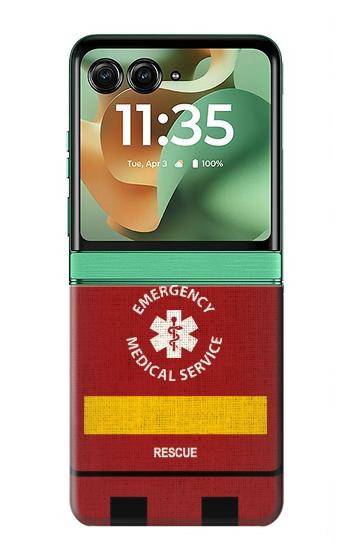 S3957 Emergency Medical Service Case For Motorola Razr 70+,60+, Razr+ (2026, 2025, 2024)