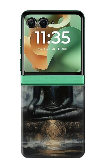 S3968 Black Buddha Case For Motorola Razr 70+,60+, Razr+ (2026, 2025, 2024)