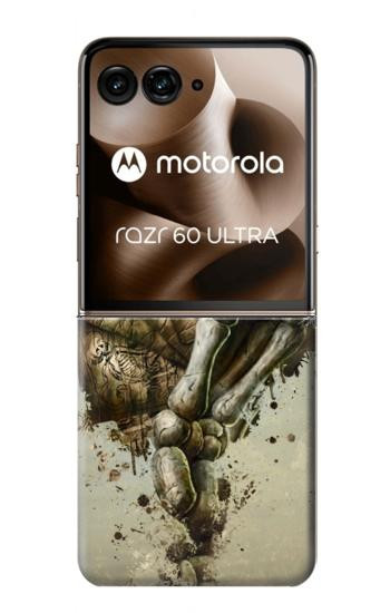 S0550 Skull Card Poker Case For Motorola Razr 70 Ultra, 60 Ultra, 50 Ultra, Ultra 2026, Ultra 2025