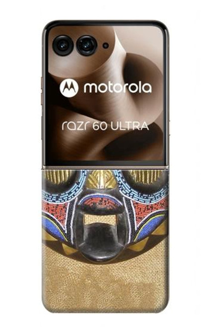 S0965 African Baluba Mask Case For Motorola Razr 60 Ultra, Razr Ultra 2025