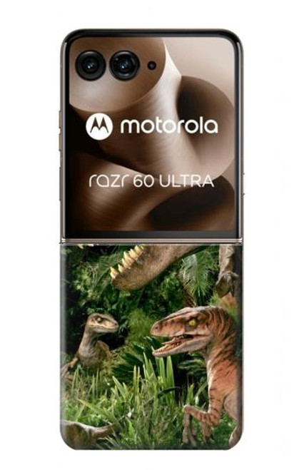 S1452 Trex Raptor Dinosaur Case For Motorola Razr 60 Ultra, Razr Ultra 2025