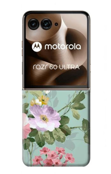 S2178 Flower Floral Art Painting Case For Motorola Razr 60 Ultra, Razr Ultra 2025