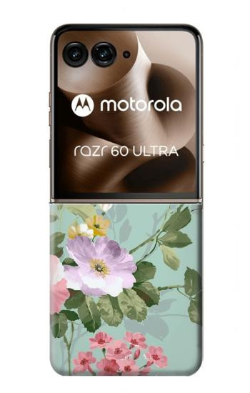 S2178 Flower Floral Art Painting Case For Motorola Razr 70 Ultra, 60 Ultra, 50 Ultra, Ultra 2026, Ultra 2025
