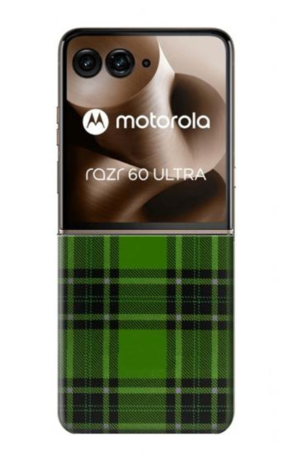 S2373 Tartan Green Pattern Case For Motorola Razr 60 Ultra, Razr Ultra 2025