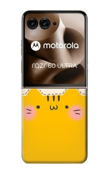 S2442 Cute Cat Cartoon Funny Case For Motorola Razr 70 Ultra, 60 Ultra, 50 Ultra, Ultra 2026, Ultra 2025