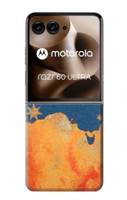 S2494 Australia Flag Map Rock Texture Case For Motorola Razr 60 Ultra, Razr Ultra 2025