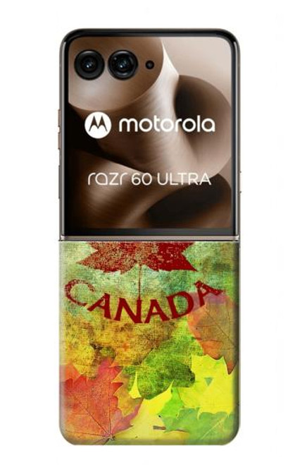 S2523 Canada Autumn Maple Leaf Case For Motorola Razr 60 Ultra, Razr Ultra 2025