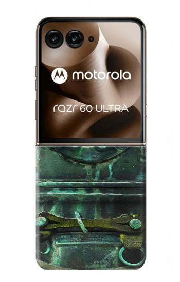 S2632 Antique Vintage Deep Sea Diver Helmet Case For Motorola Razr 70 Ultra, 60 Ultra, 50 Ultra, Ultra 2026, Ultra 2025
