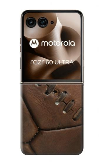 S2661 Leather Soccer Football Graphic Case For Motorola Razr 70 Ultra, 60 Ultra, 50 Ultra, Ultra 2026, Ultra 2025