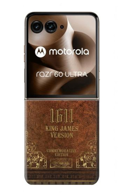 S2890 Holy Bible 1611 King James Version Case For Motorola Razr 60 Ultra, Razr Ultra 2025