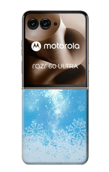 S2923 Frozen Snow Spell Magic Case For Motorola Razr 60 Ultra, Razr Ultra 2025