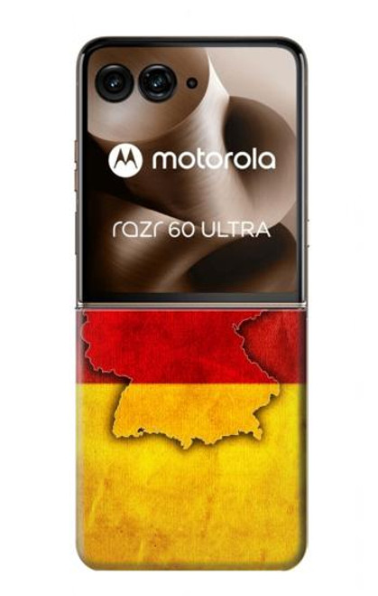 S2935 Germany Flag Map Case For Motorola Razr 60 Ultra, Razr Ultra 2025