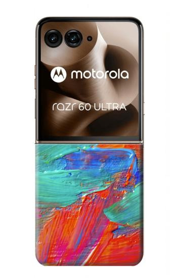 S2942 Brush Stroke Painting Case For Motorola Razr 70 Ultra, 60 Ultra, 50 Ultra, Ultra 2026, Ultra 2025