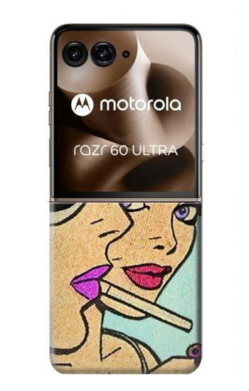 S3171 Girls Pop Art Case For Motorola Razr 70 Ultra, 60 Ultra, 50 Ultra, Ultra 2026, Ultra 2025