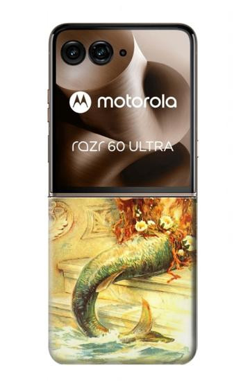 S3184 Little Mermaid Painting Case For Motorola Razr 70 Ultra, 60 Ultra, 50 Ultra, Ultra 2026, Ultra 2025