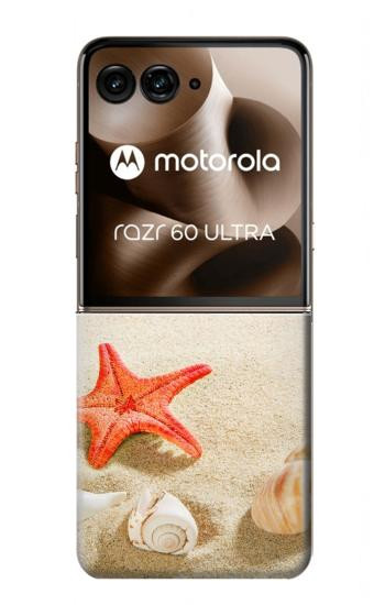S3212 Sea Shells Starfish Beach Case For Motorola Razr 70 Ultra, 60 Ultra, 50 Ultra, Ultra 2026, Ultra 2025