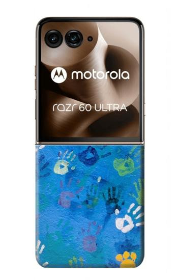 S3403 Hand Print Case For Motorola Razr 70 Ultra, 60 Ultra, 50 Ultra, Ultra 2026, Ultra 2025
