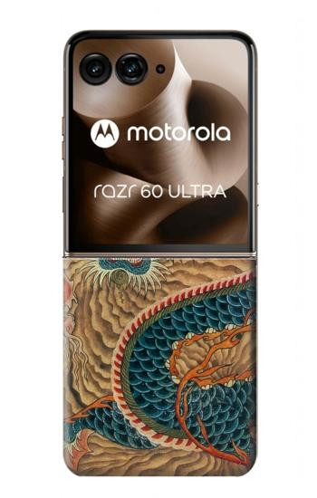 S3541 Dragon Cloud Painting Case For Motorola Razr 70 Ultra, 60 Ultra, 50 Ultra, Ultra 2026, Ultra 2025