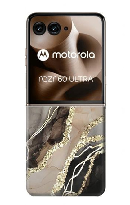 S3700 Marble Gold Graphic Printed Case For Motorola Razr 60 Ultra, Razr Ultra 2025