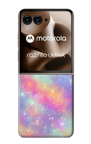 S3706 Pastel Rainbow Galaxy Pink Sky Case For Motorola Razr 70 Ultra, 60 Ultra, 50 Ultra, Ultra 2026, Ultra 2025