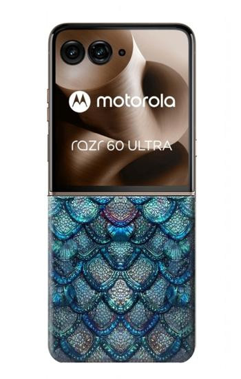 S3809 Mermaid Fish Scale Case For Motorola Razr 70 Ultra, 60 Ultra, 50 Ultra, Ultra 2026, Ultra 2025