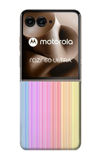 S3849 Colorful Vertical Colors Case For Motorola Razr 70 Ultra, 60 Ultra, 50 Ultra, Ultra 2026, Ultra 2025