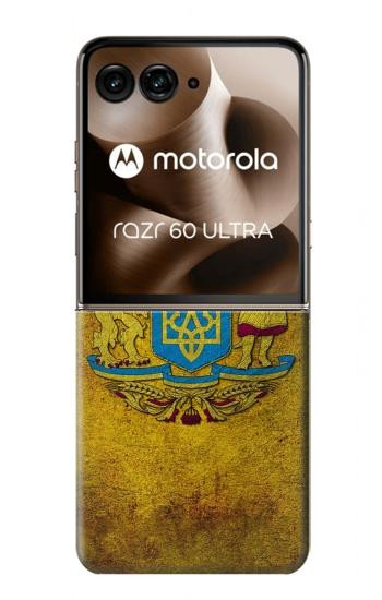 S3858 Ukraine Vintage Flag Case For Motorola Razr 70 Ultra, 60 Ultra, 50 Ultra, Ultra 2026, Ultra 2025