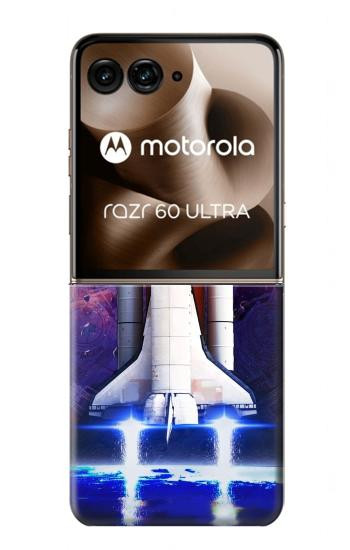 S3913 Colorful Nebula Space Shuttle Case For Motorola Razr 70 Ultra, 60 Ultra, 50 Ultra, Ultra 2026, Ultra 2025