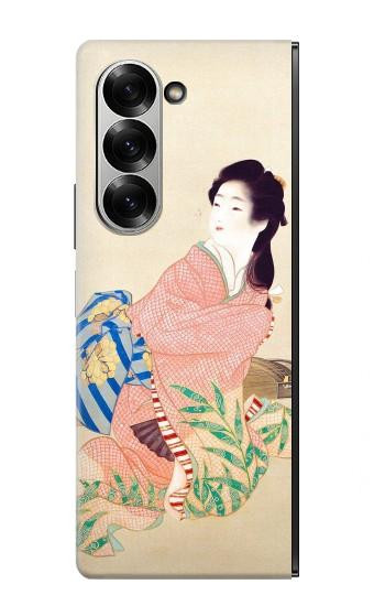 S0889 Japan Art Kimono Case For Samsung Galaxy Z Fold 7