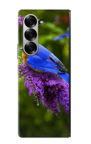 S1565 Bluebird of Happiness Blue Bird Case For Samsung Galaxy Z Fold 7