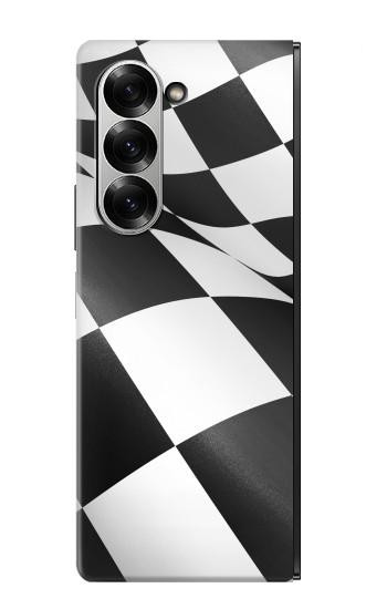 S2408 Checkered Winner Flag Case For Samsung Galaxy Z Fold 7