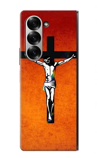 S2421 Jesus Christ On The Cross Case For Samsung Galaxy Z Fold 7