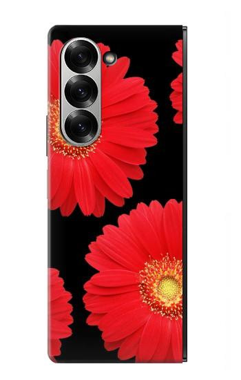S2478 Red Daisy flower Case For Samsung Galaxy Z Fold 7
