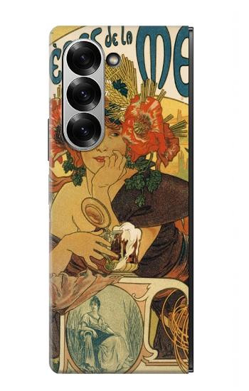S2740 Alphonse Mucha Bieres De La Muse Case For Samsung Galaxy Z Fold 7