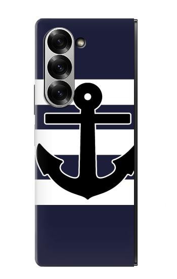 S2758 Anchor Navy Case For Samsung Galaxy Z Fold 7