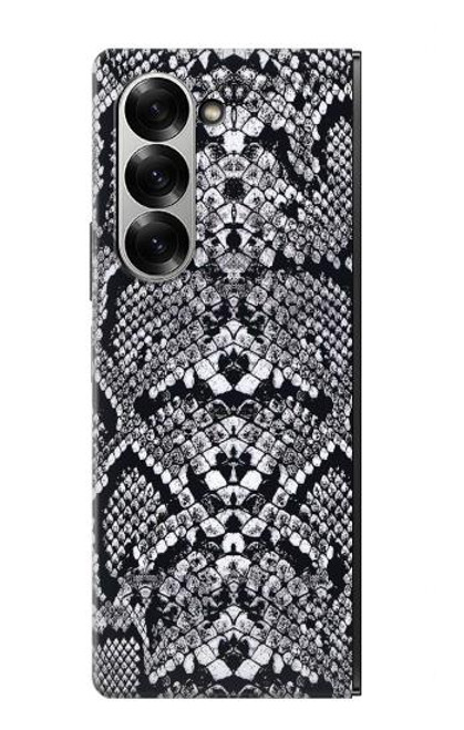 S2855 White Rattle Snake Skin Graphic Printed Case For Samsung Galaxy Z Fold 7