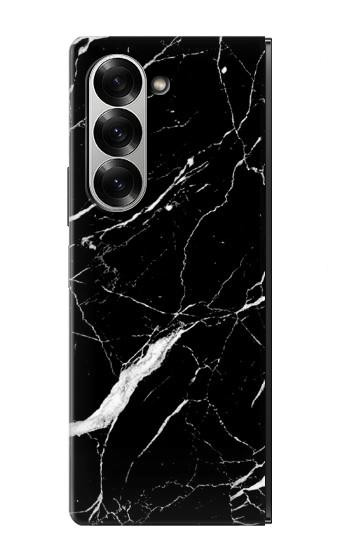 S2895 Black Marble Graphic Printed Case For Samsung Galaxy Z Fold 7