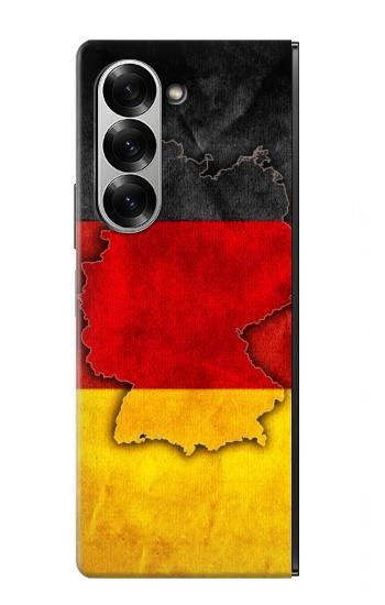 S2935 Germany Flag Map Case For Samsung Galaxy Z Fold 7