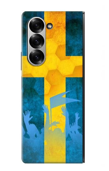 S2990 Sweden Football Soccer Case For Samsung Galaxy Z Fold 7