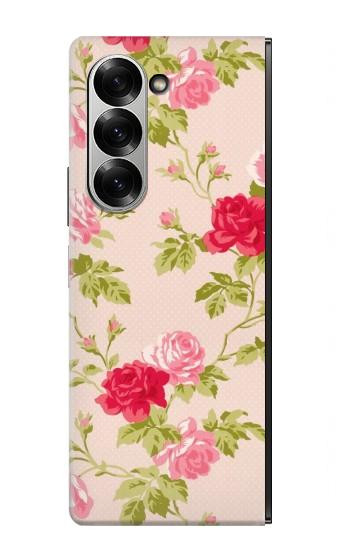 S3037 Pretty Rose Cottage Flora Case For Samsung Galaxy Z Fold 7