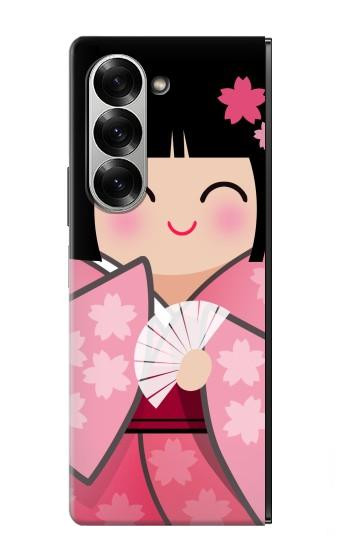 S3042 Japan Girl Hina Doll Kimono Sakura Case For Samsung Galaxy Z Fold 7